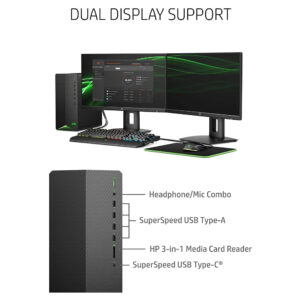 HP Pavilion Gaming Desktop, NVIDIA GeForce GTX 1650 SUPER