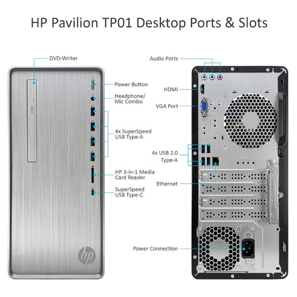 HP Pavilion TP01 Tower Desktop Computer