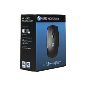HP X500 Wired Mouse Boxed