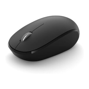 Microsoft Bluetooth Mouse - Black. Comfortable design, Right/Left Hand Use, 4-Way Scroll Wheel, Wireless Bluetooth Mouse for PC/Laptop/Desktop, works with for Mac/Windows Computers