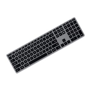 Satechi Slim X3 Bluetooth Backlit Keyboard with Numeric Keypad – Illuminated Keys & Multi-Device Sync – Compatible with MacBook Pro/Air 2020, 2020 iMac, 2020 Mac Mini, 2012 & Newer Mac Devices